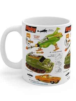il_570xN.3530848824_6bxp.jpg UFO TV Series Dinky Trio Shado mobile... Dinky Interceptor... Dinky Strakers Car Gift Mug
