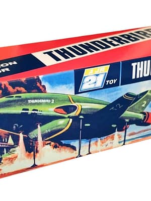 jr21 thunderbird 2 box 2 J. Rosenthal JR21 Thunderbird 2 Friction Vehicle Repro Box